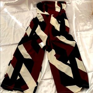 Strapless Romper - Multi Color